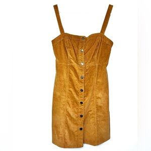 NWT Hollister Brown Corduroy Dress